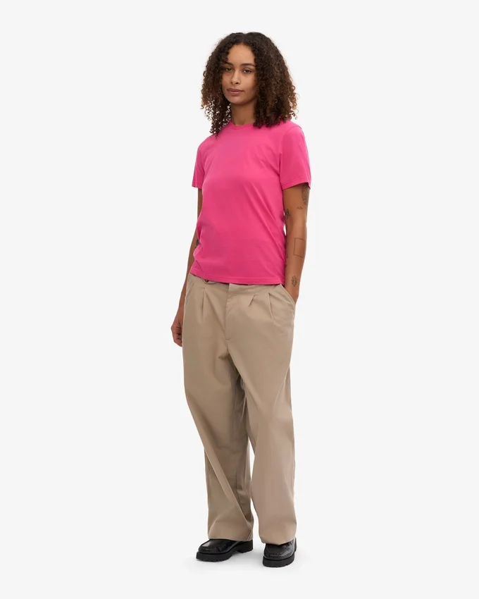 Light Organic Tee för dam – Bubblegum Pink