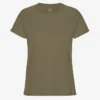 Light Organic Tee för dam – dammig olivgrön