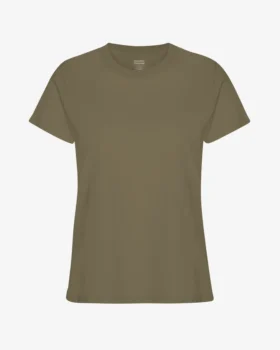 Light Organic Tee för dam – dammig olivgrön