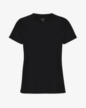 Light Organic Tee för dam – djupsvart