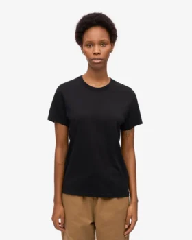 Light Organic Tee för dam – djupsvart