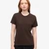 Light Organic Tee för dam – kaffebrun