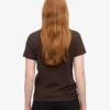 Light Organic Tee för dam – kaffebrun