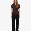 Light Organic Tee för dam – kaffebrun