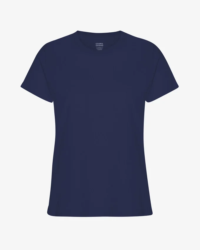 Light Organic Tee för dam – marinblå