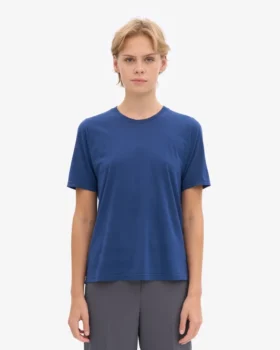 Light Organic Tee för dam – marinblå