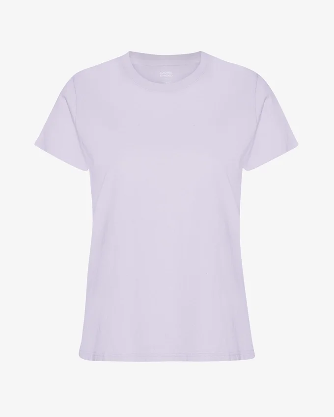 Light Organic Tee för dam – mjuk lavendel