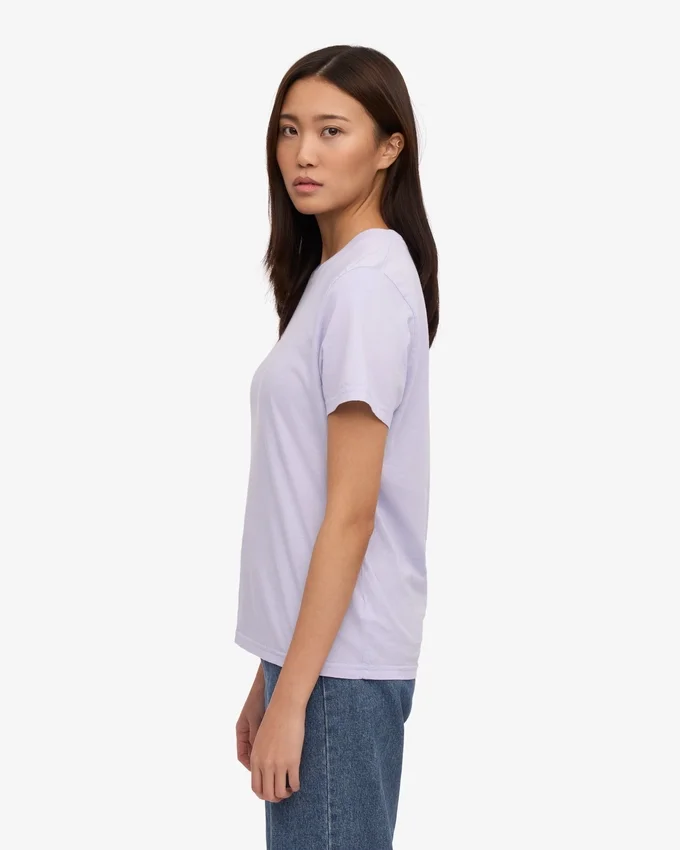 Light Organic Tee för dam – mjuk lavendel