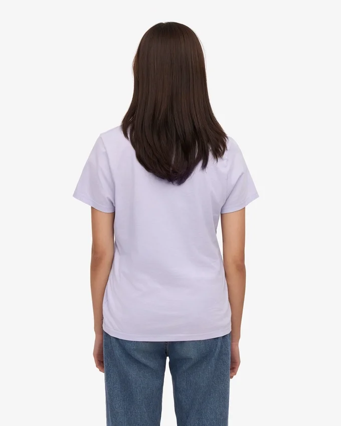 Light Organic Tee för dam – mjuk lavendel