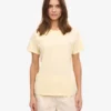 Light Organic Tee för dam – mjukgul