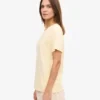Light Organic Tee för dam – mjukgul