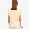 Light Organic Tee för dam – mjukgul