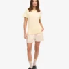 Light Organic Tee för dam – mjukgul