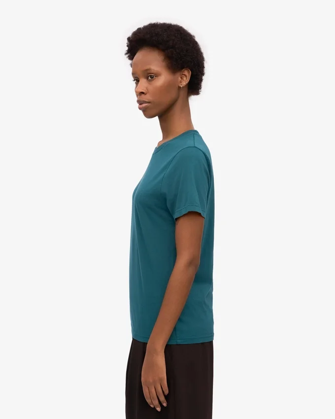 Light Organic Tee för dam – Ocean Green