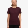 Light Organic Tee för dam – oxblodsröd