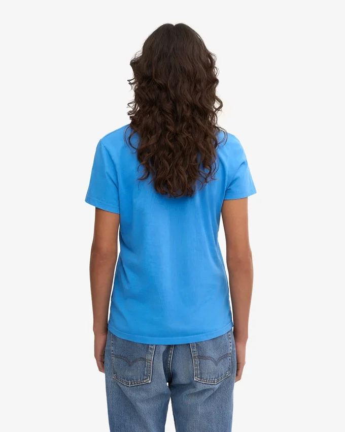 Light Organic Tee för dam – Pacific Blue