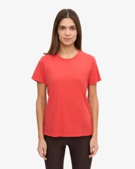 Light Organic Tee för dam – Red Tangerine