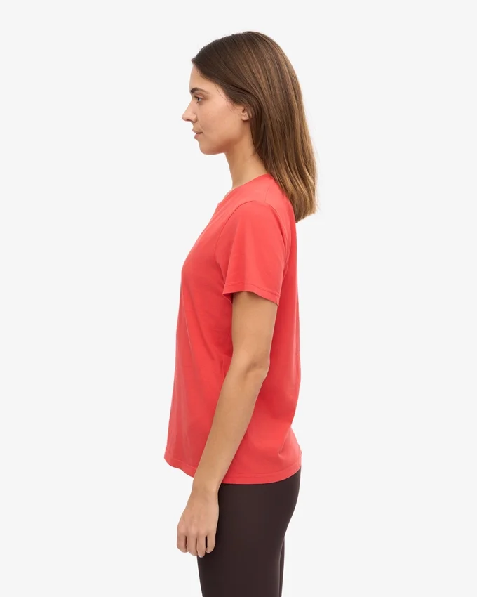 Light Organic Tee för dam – Red Tangerine