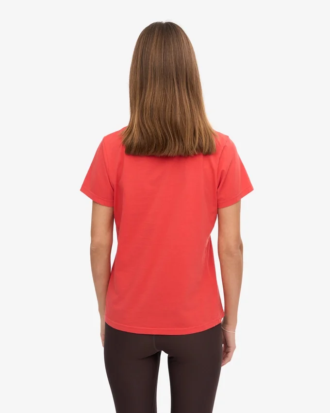 Light Organic Tee för dam – Red Tangerine