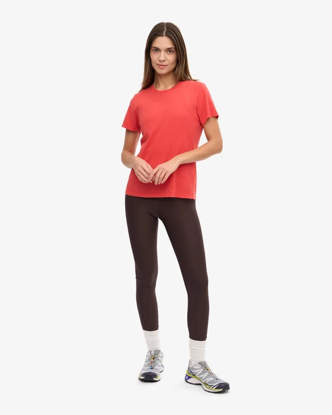 Light Organic Tee för dam – Red Tangerine