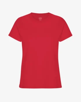 Light Organic Tee för dam – scharlakansröd