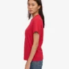 Light Organic Tee för dam – scharlakansröd