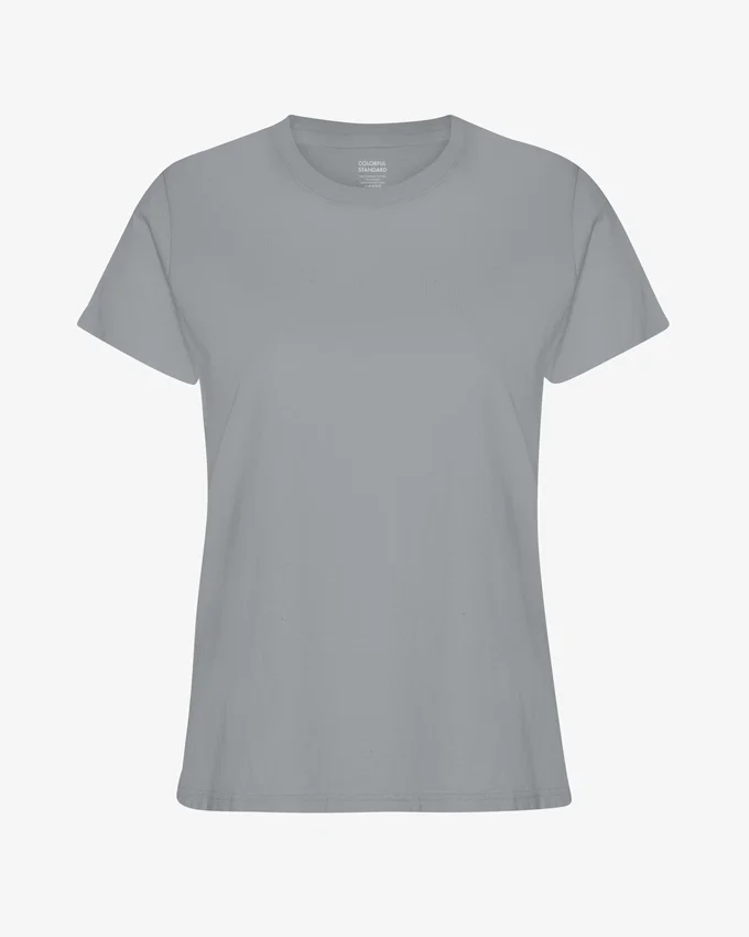 Light Organic Tee för dam – stålblå