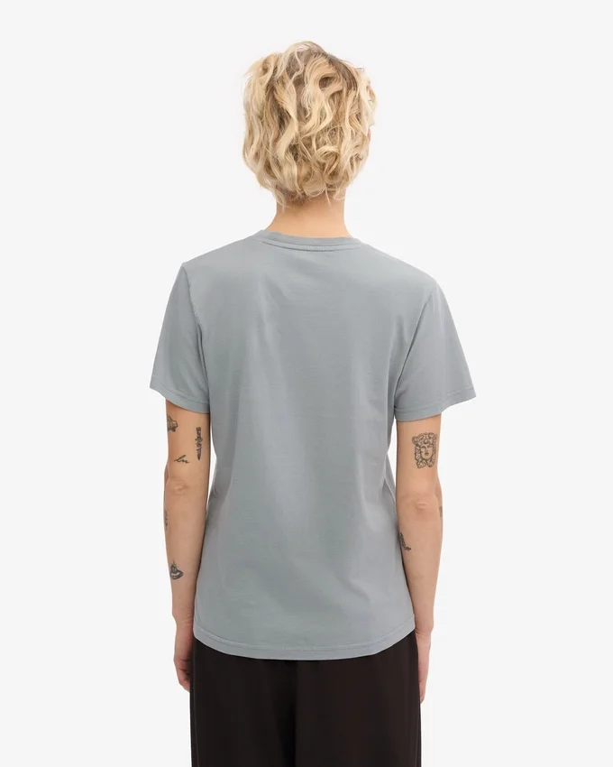 Light Organic Tee för dam – stålblå