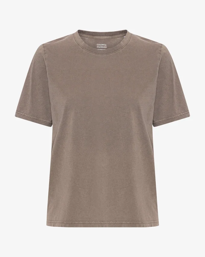 Light Organic Tee för damer – blekt khaki