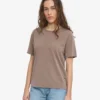 Light Organic Tee för damer – blekt khaki