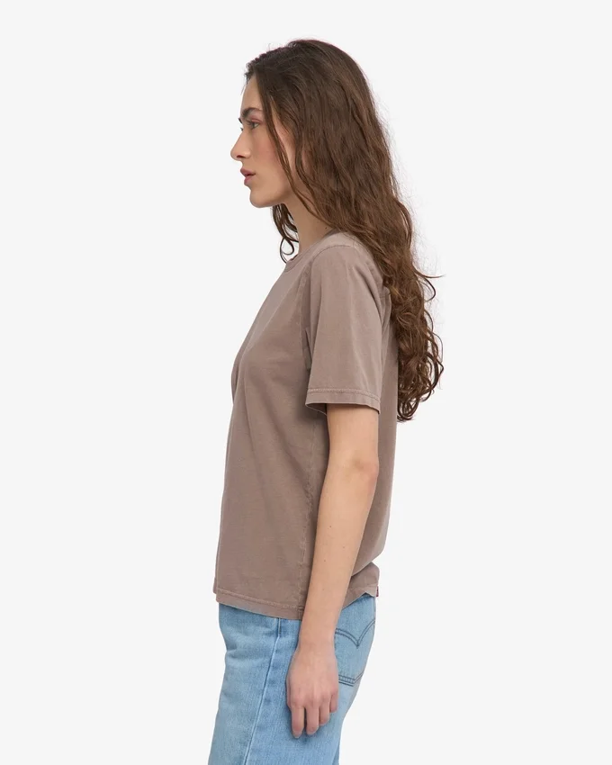 Light Organic Tee för damer – blekt khaki