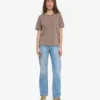 Light Organic Tee för damer – blekt khaki