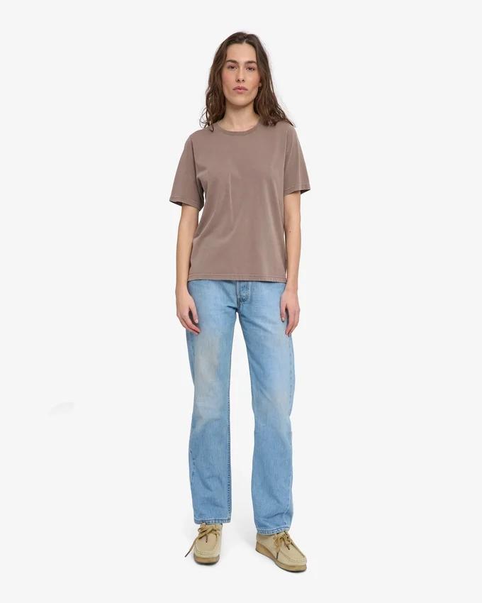 Light Organic Tee för damer – blekt khaki