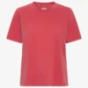 Light Organic Tee för damer – blekt rött