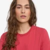 Light Organic Tee för damer – blekt rött