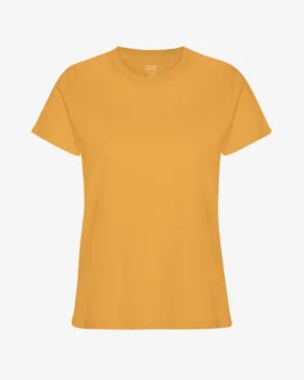 Light Organic Tee för damer – bränd gul