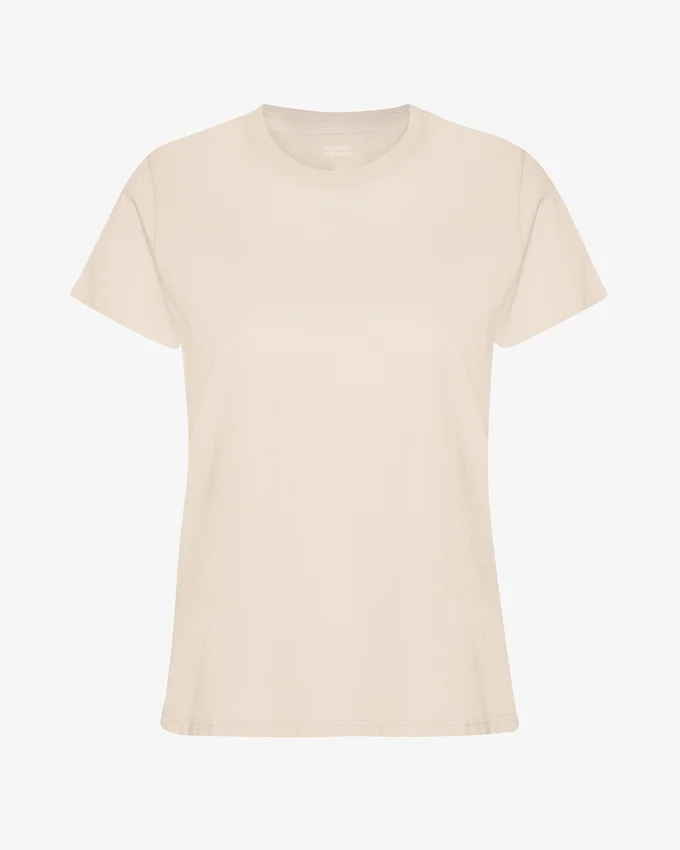 Light Organic Tee för damer – elfenbensvit