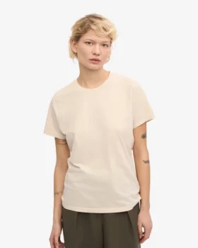 Light Organic Tee för damer – elfenbensvit
