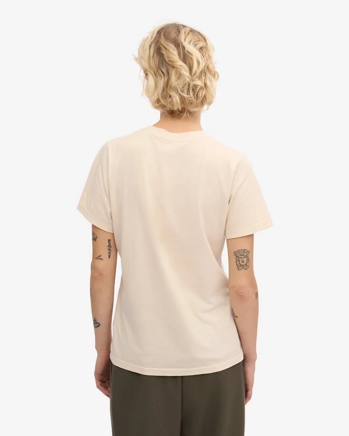 Light Organic Tee för damer – elfenbensvit