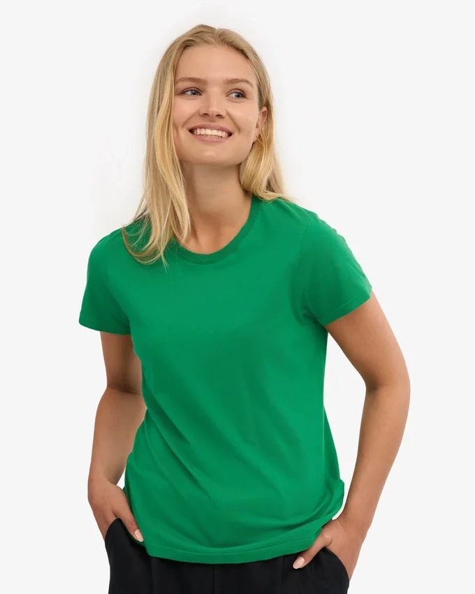 Light Organic Tee för damer – Kellygrön