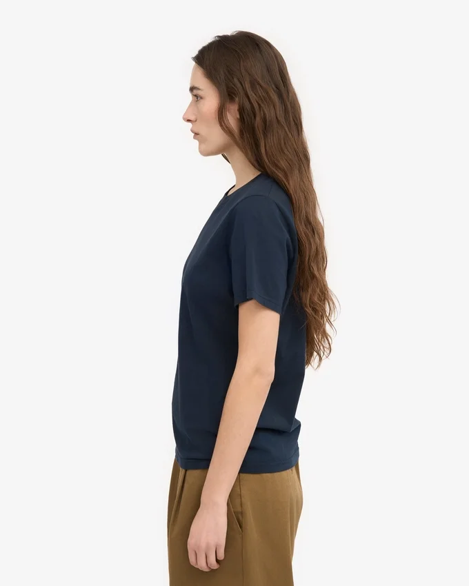 Light Organic Tee för damer – marinblå