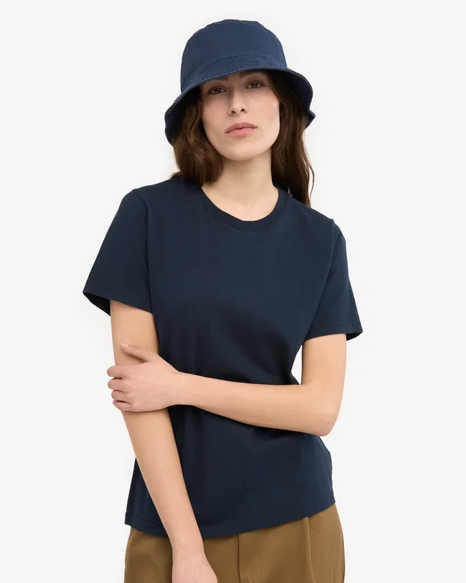 Light Organic Tee för damer – marinblå