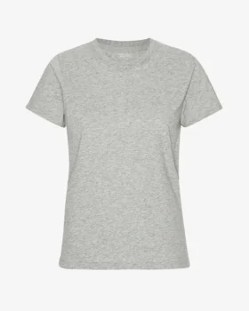 Light Organic Tee för damer – melerad grå