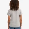Light Organic Tee för damer – melerad grå