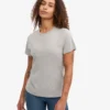 Light Organic Tee för damer – melerad grå