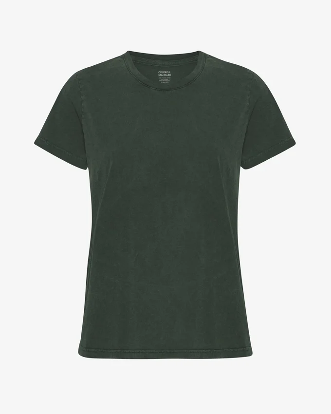 Light Organic Tee för damer – Midnight Forest