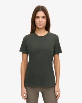Light Organic Tee för damer – Midnight Forest
