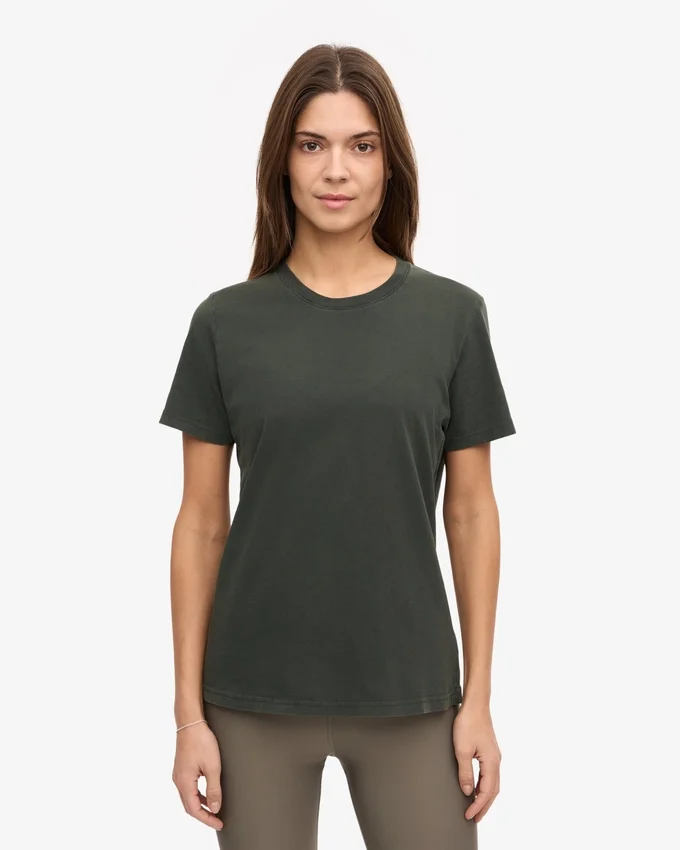 Light Organic Tee för damer – Midnight Forest