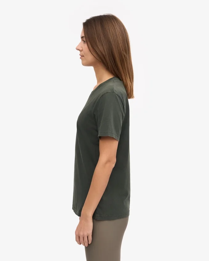 Light Organic Tee för damer – Midnight Forest