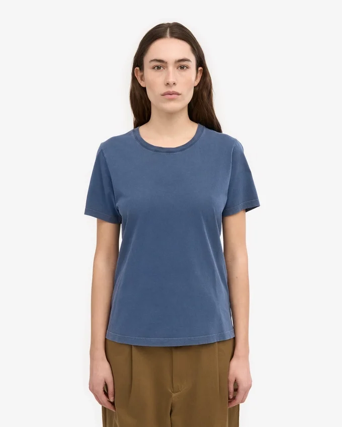 Light Organic Tee för damer – Neptune Blue